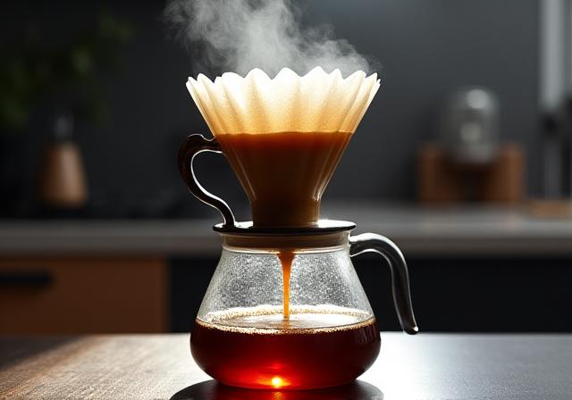 Håndbrygget filterkaffe i minimalistisk keramik